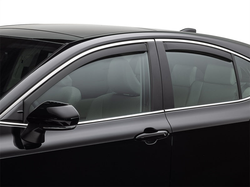 WeatherTech 14-19 Toyota Corolla Front & Rear Side Window Deflectors - Matte Black