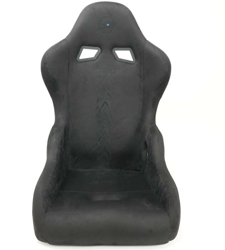NRG FRP Bucket Seat - Echelon Light Weight - Black Stitching w/ NRG Arrow Embroidery - Large