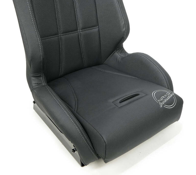 NRG Defender Water Resistant Steel Frame Susp. Seat - Purple w/ Pink Trim/Defender Logo/Side Bracket