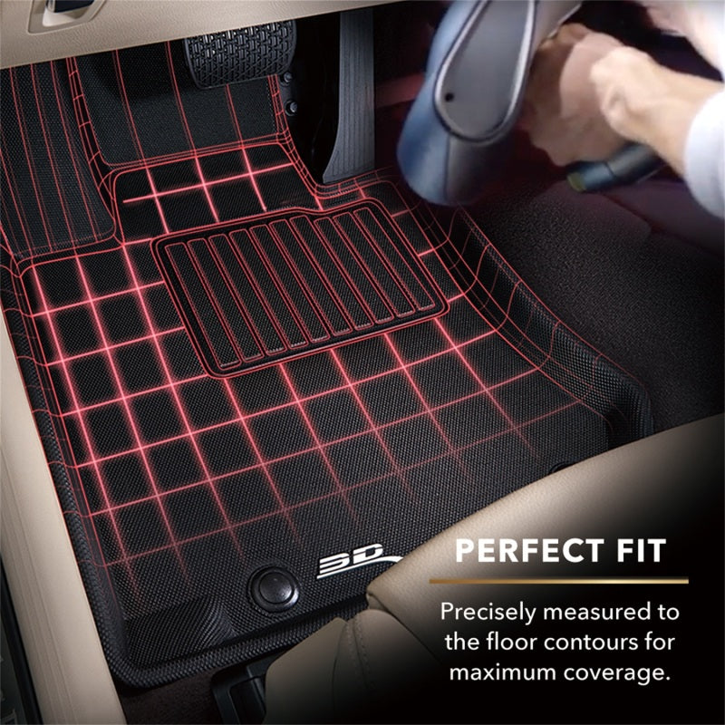 3D MAXpider 09-17 Infiniti QX70 / FX35 / QX50 / QX50S Kagu Black Full Set