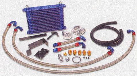 GReddy 89-94 Nissan Skyline GT-R (BNR32) 13 Row Oil Cooler Kit w/ Oil Filter Relocation