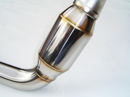 Invidia 05+ AT LGT Polished Divorced Waste Gate Downpipe with High Flow Cat