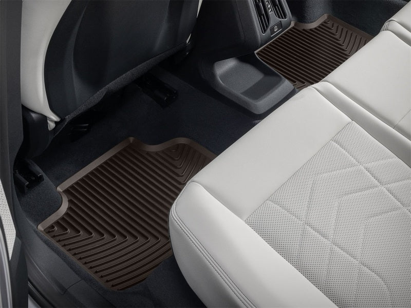 WeatherTech 16-26 BMW X1 28i / 18-26 BMW X2 28i Rear All-Weather Floor Mats - Cocoa