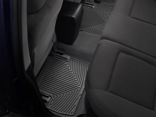 WeatherTech 08-13 Toyota Highlander Rear Rubber Mats - Black