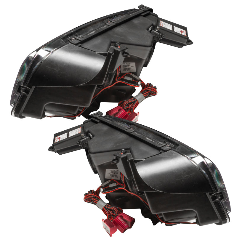 Oracle 05-10 Dodge Charger SMD HL (Non-HID) - Triple Halo - ColorSHIFT w/ BC1 Controller