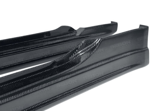 Seibon 02-08 Nissan 350Z CW Carbon Fiber Side Skirts