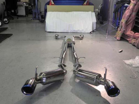 Injen 09-20 Nissan 370Z Dual 60mm SS Cat-Back Exhaust w/ Built In Resonated X-Pipe