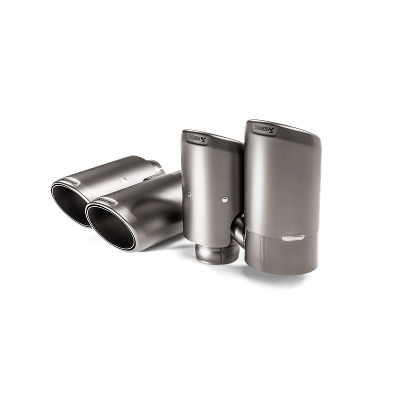 Akrapovic 2018+ Porsche Cayenne V6 (536) Tail Pipe Set (Titanium)