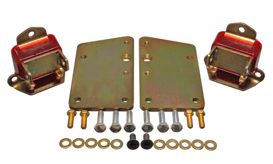 Energy Suspension Ls Conversion Motor Mount Set - Red