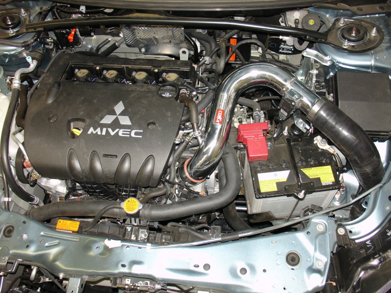 Injen 2015 Mitsubishi Lancer 2.4L 5spd w/o Xenon Headlights Polished Cold Air Intake (Manual)