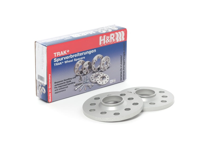 H&R Trak+ 13mm DR Spacer Bolt Pattern 5/112 66.5mm CB Bolt Thread 14x1.5 - Black