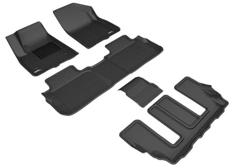 3D MAXpider 17-23 GMC Acadia w/ Bucket 2nd Row Kagu Black Full Set
