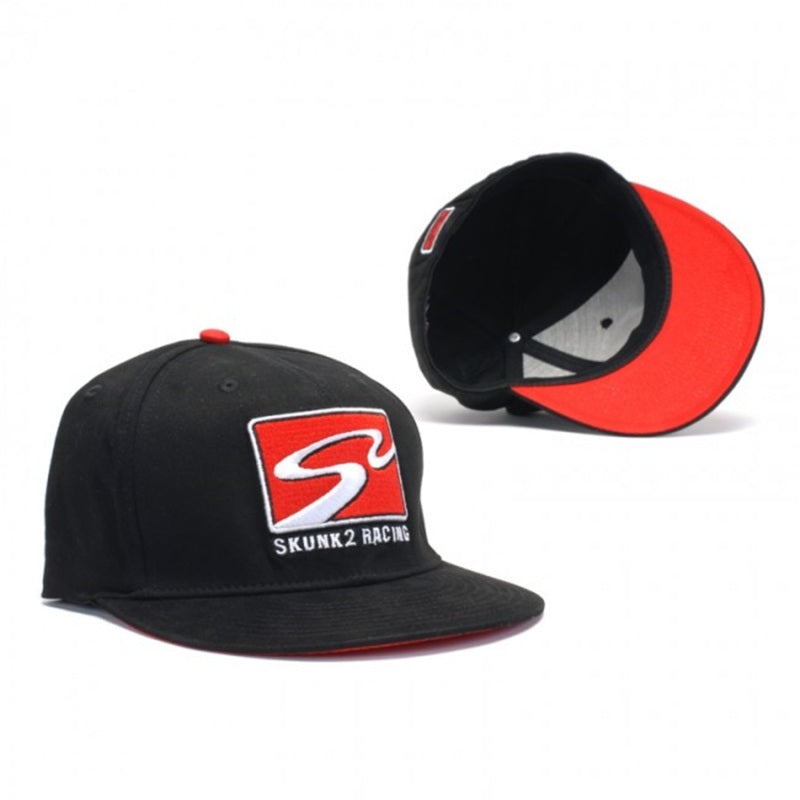 Skunk2 Team Baseball Cap Racetrack Logo (Black) - L/XL