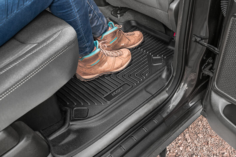 Husky Liners 17-26 Ford F250/F350/F450 SD (Carpet Only) X-Act Front & 2nd Seat Floor Liner - Black