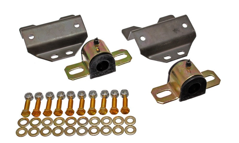 Energy Suspension 67-72 Dodge Dart / 65-69 Charger Black 15/16in Greaseable Bushing Adapter Kit