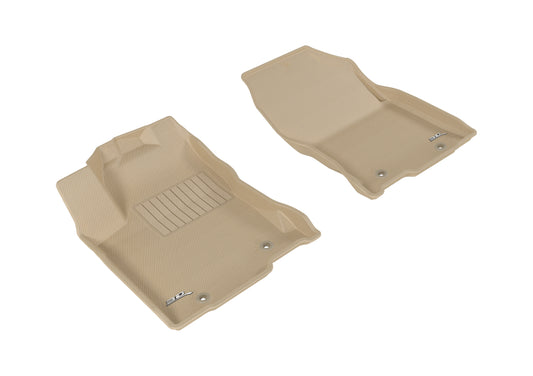 3D MAXpider 2015-2020 Lexus NX/NX Hybrid Kagu 1st Row Floormat - Tan