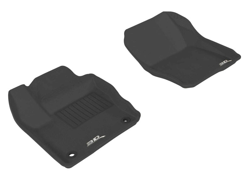 3D MAXpider 2012-2018 Ford Focus Kagu 1st Row Floormat - Black