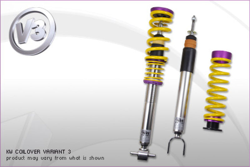 KW Coilover Kit V3 Audi A4 S4 (8K/B8) w/ electronic dampening control Sedan FWD + Quattro