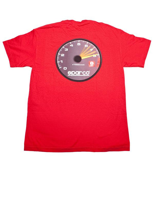 Sparco T-Shirt Tach Tri Black LRG