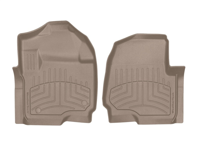 WeatherTech 14-19 Toyota Highlander Front FloorLiner HP - Tan