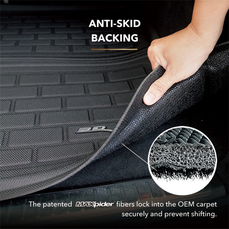 3D MAXpider 22-23 Rivian R1T Front Cargo Liner Kagu Black