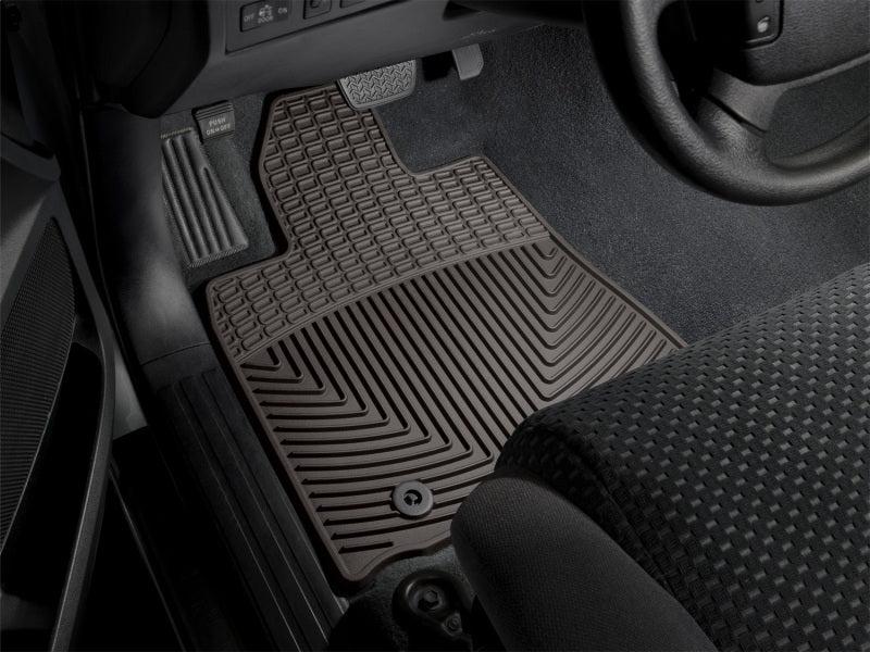 WeatherTech 2012-2015 Toyota Sequoia Front Rubber Mats - Cocoa