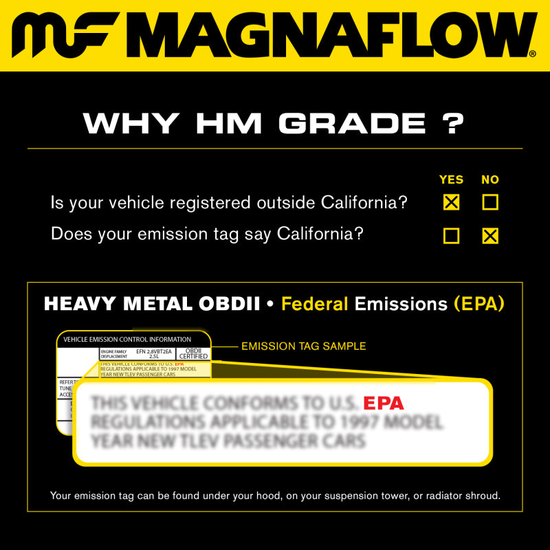 MagnaFlow DF Cat. Conv 98-00 Ford Ranger 4.0L/3.0L Rear / 98-00 Mazda B300 3.0L / B4000 4.0L Rear