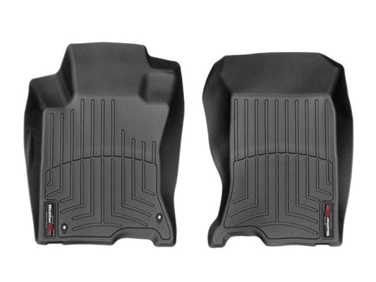 WeatherTech 10-15 Honda Crosstour Front FloorLiner - Black (4WD; Hook Retention)