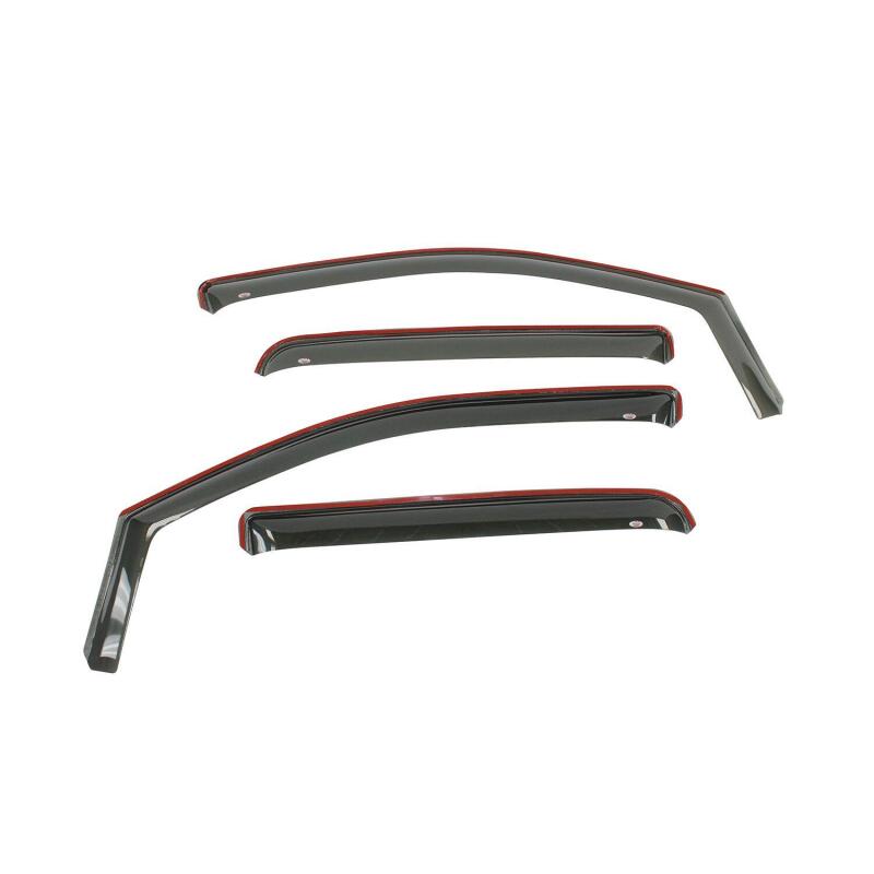 Westin 2007-2018 Toyota Tundra Double Cab In-Channel Wind Deflector 4pc - Smoke