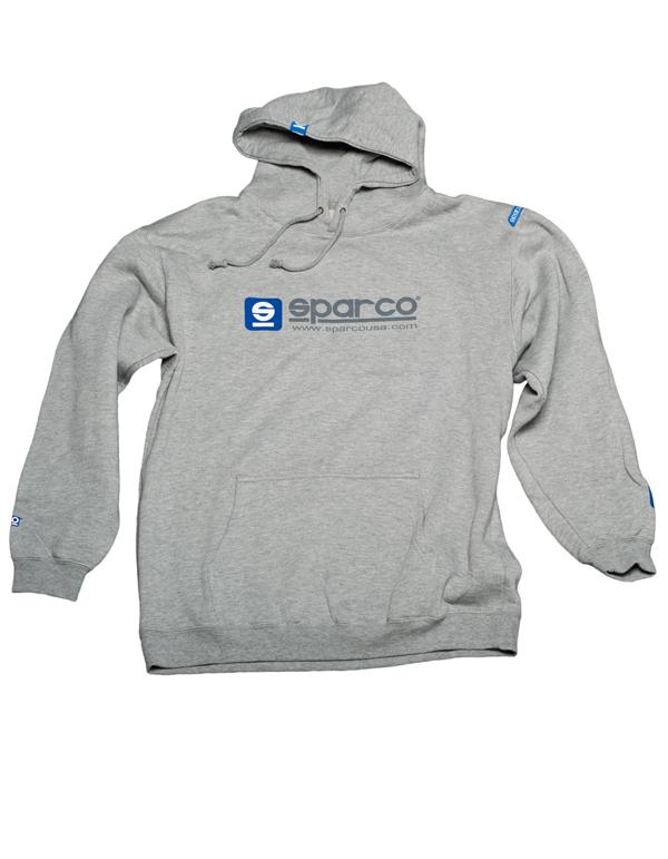 Sparco Sweatshirt Hooded WWW Grey Sml