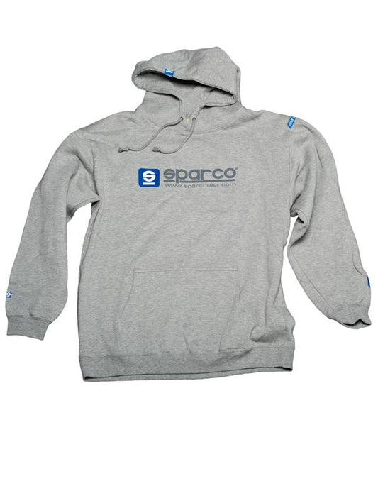 Sparco Sweatshirt Hooded WWW Grey Sml