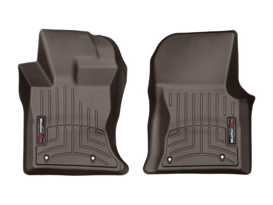 WeatherTech 2017+ Jaguar F-Pace Front FloorLiner - Cocoa