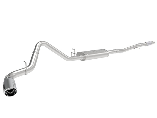 aFe Apollo GT Series 2019 GM Silverado/Sierra 1500 4.3L/5.3L 409 SS CB Exhaust System w/Polished Tip