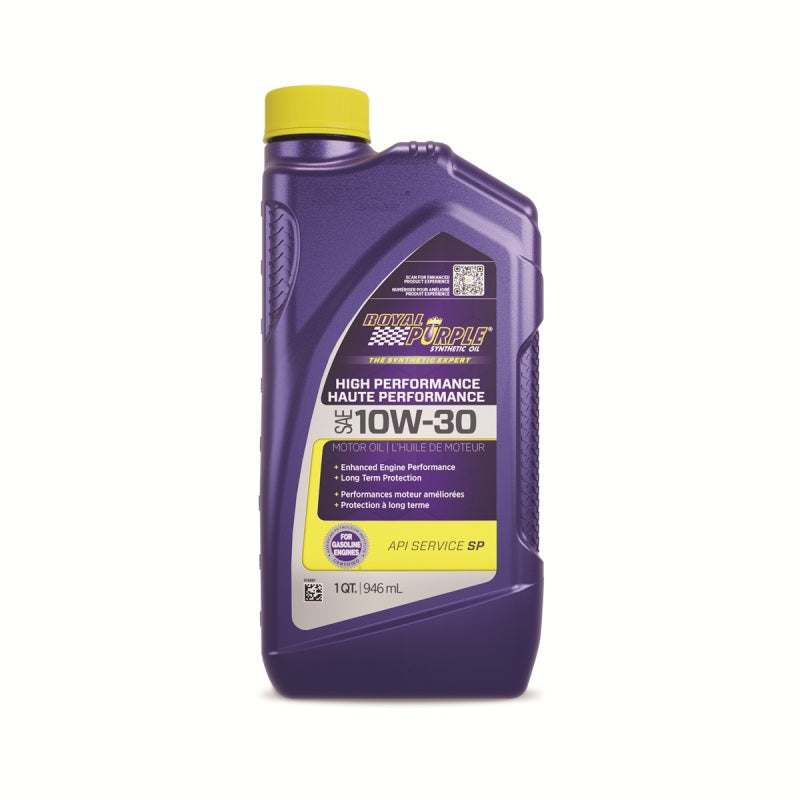 Royal Purple Synthetic High Performance 10W30 Motor Oil (Canada) - 1 Quart