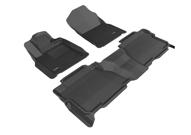 3D MAXpider 07-11 Toyota Tundra CrewMax Kagu Black Full Set