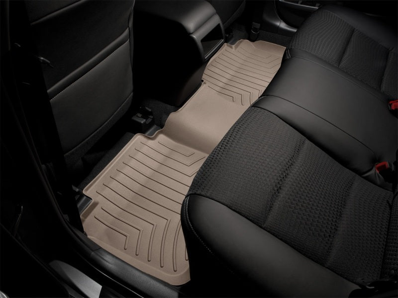 WeatherTech 2014+ Toyota Highlander Rear FloorLiner (2nd Row Buckets) - Tan