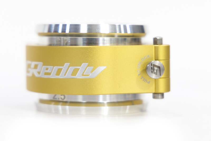 GReddy 3.0 Inch Gold Anodized Aluminum Boost Tube Clamp Set