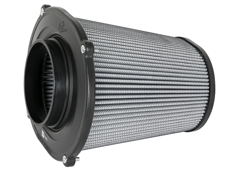 aFe Quantum Pro DRY S Air Filter Flat Top - 5in Flange x 9in Height