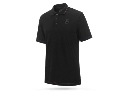 Akrapovic Corpo Polo Black Mens - XS