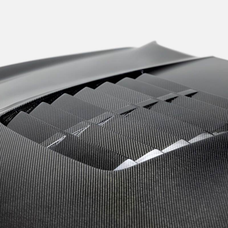 Anderson Composites 15-20 Ford Mustang Shelby GT350/GT350R Type GT5 Double Sided Carbon Fiber Hood