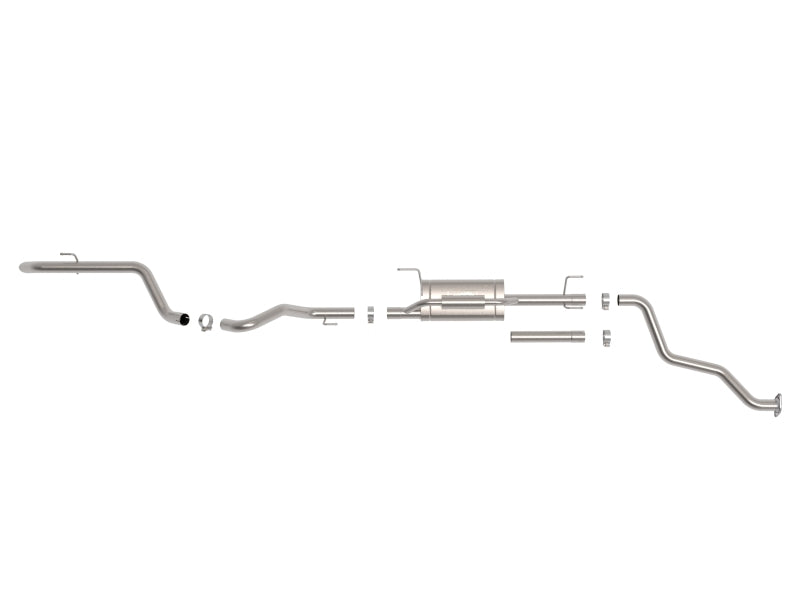 aFe 24-25 Toyota Tacoma L4-2.4L (t) Vulcan Series 2.5in 304 Stainless Steel Cat-Back
