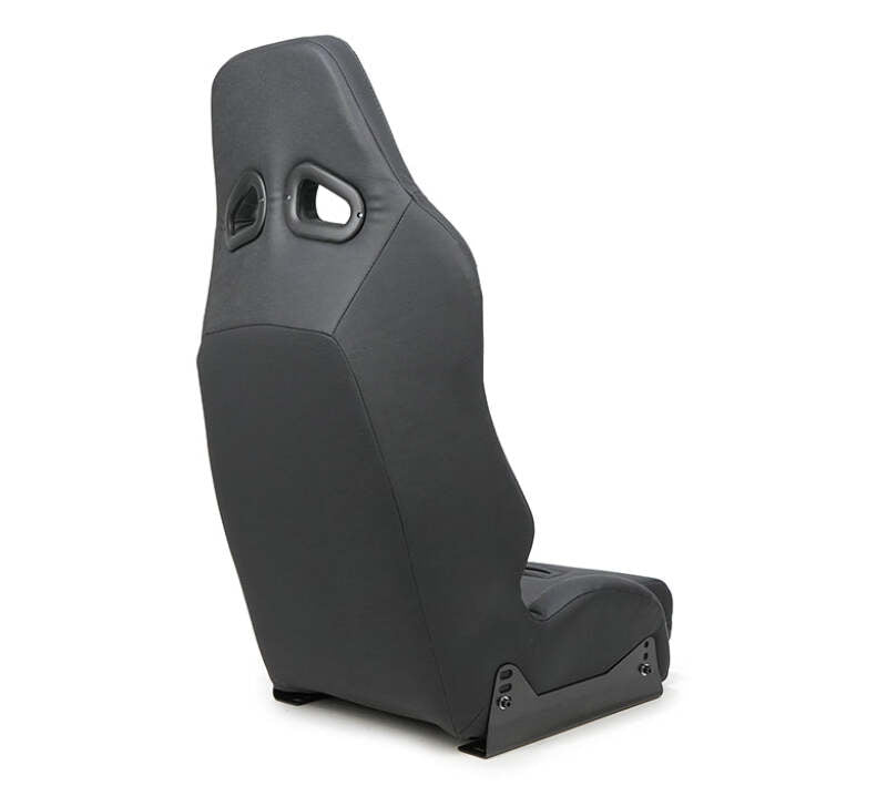 NRG Defender Seat Steel Frame Suspension - Brown w/ Gray Trim w/ Defender Logo - w/ Side Bracket