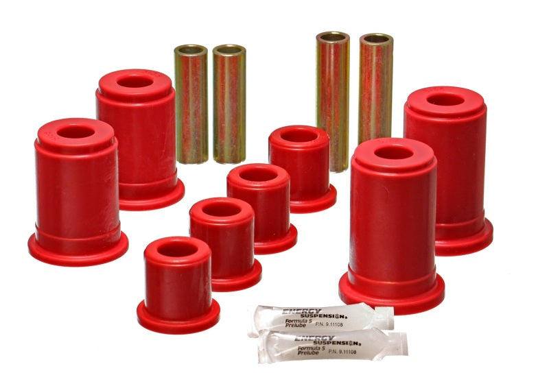Energy Suspension GM Front Control Arm Set - Red