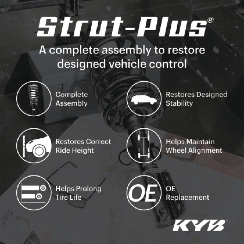 KYB 10-11 Honda Accord Crosstour / 12-15 Crosstour V6 3.5L 3471cc Strut-Plus Assembly - Front Right