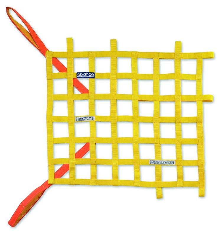 Sparco Window Net Fia Red