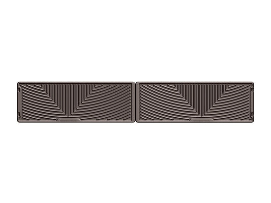 WeatherTech 2015+ Ford F-150 Rear Rubber Mats - Cocoa