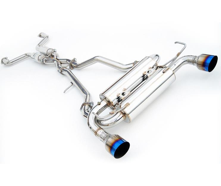 Invidia 03-08 Infiniti G35 Coupe Gemini Single Layer Titanium Tip Cat-back Exhaust