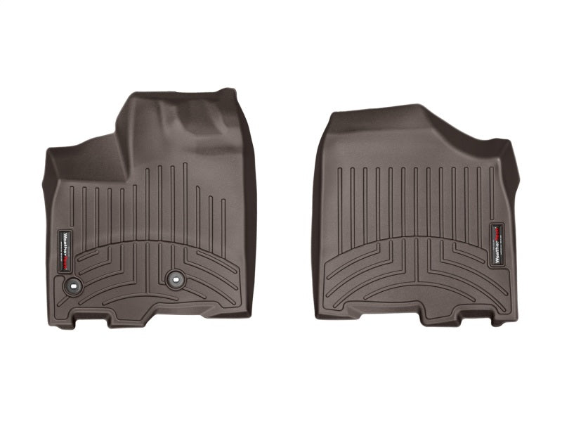 WeatherTech 2013+ Toyota Sienna Front FloorLiner - Cocoa