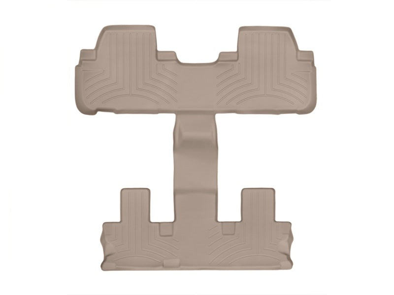 WeatherTech 2014+ Toyota Highlander Rear FloorLiner (2nd Row Buckets) - Tan