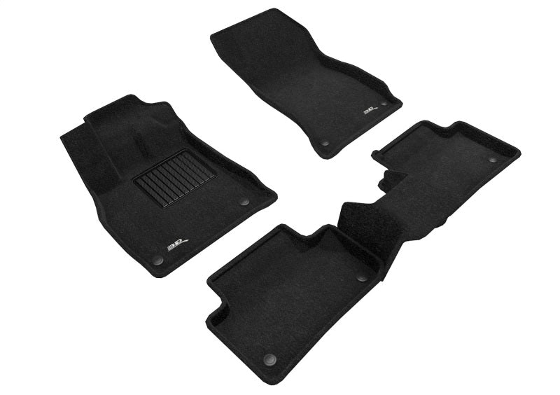 3D MAXpider 18-23 Audi Q5/SQ5 (FY/80A) / 21-23 Q5 PHEV Elegant Floor Liner R1 & R2 - Black